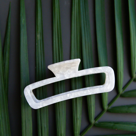 Cabana Hair Claw | Pearl